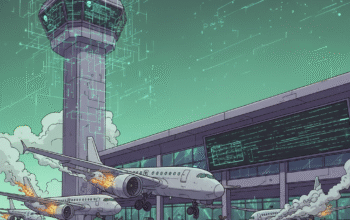 Ilustrasi Serangan Siber di Bandara