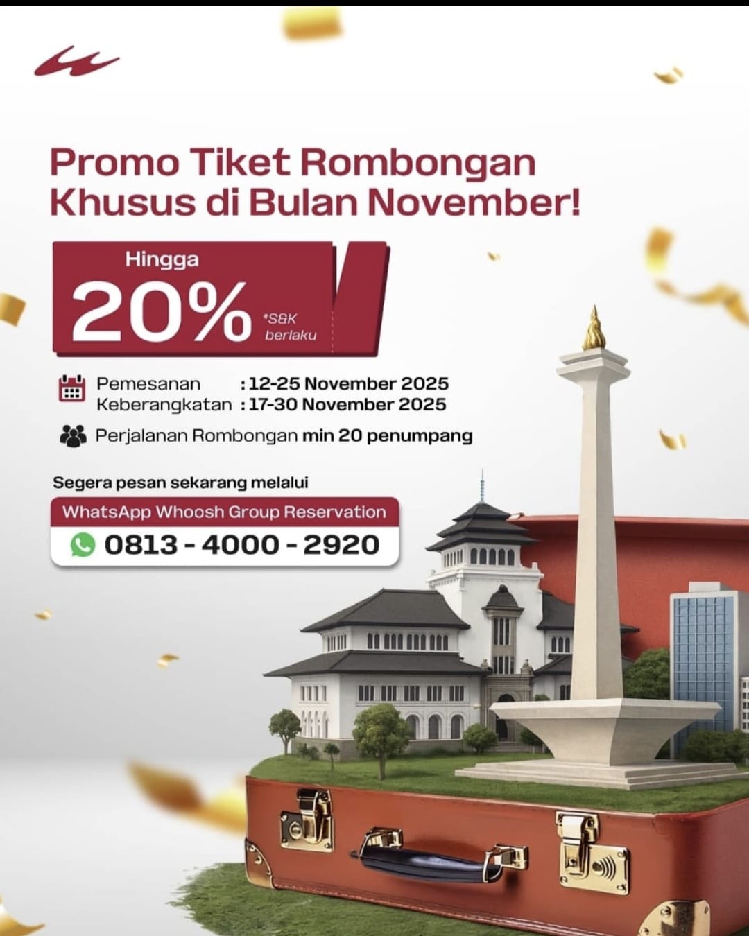 Diskon Kereta Cepat November 2025