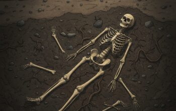 Ilustrasi AI Penemuan Kerangka Manusia/Gemini AI