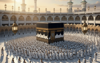 Ilustrasi jemaah hajiIlustrasi AI