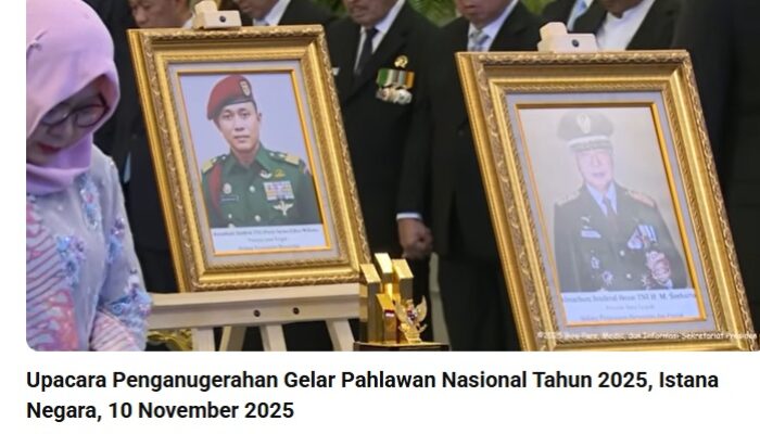 10 Tokoh Penerima Gelar Pahlawan Nasional: Gus Dur, Soeharto, Sarwo Edhie hingga Marsinah Masuk Daftar