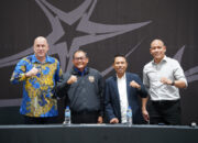 Dirtek Alexander Zwiers, Ketua BTN PSSI Sumardji, Sekjen PSSI Yunus Nusi, dan pelatih Nova Arianto. (Foto: Dok. PSSI/Istimewa)