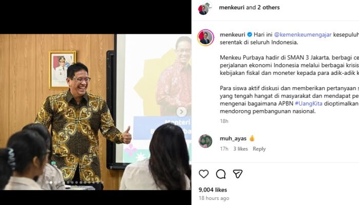 Kemenkeu Mengajar: Saat Menkeu Purbaya dan 2 Wamenkeu Jadi Relawan Pengajar