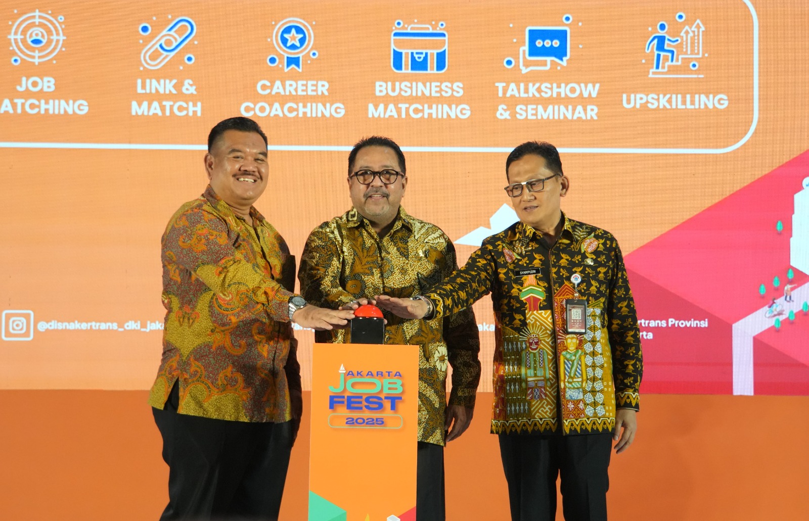 Pembukaan Jakarta Job Fest 2025. (Foto: Dok. Kementerian P2MI)