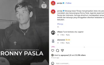 Ronny Pasla Tutup Usia, Persija Berduka Kehilangan Kiper Legendaris Timnas Indonesia