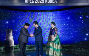 Presiden Prabowo Subianto menghadiri gala dinner KTT APEC 2025 di Hotel Lahan Select, Gyeongju, Korea Selatan. (Foto: Dok. BPMI Setpres)