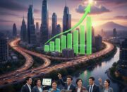 Ilustrasi AI Pertumbuhan Ekonomi Nasional/Gemini AI