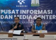 Kapusdatinkom BNPB Abdul Muhari menggelar konferensi pers di Media Center Provinsi Aceh di Kantor Gubernur, Kota Banda Aceh. (Tangkapan layar saluran resmi BNPB di YouTube)