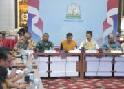 Gubernur Muzakir Manaf mengumumkan Pemerintah Provinsi Aceh resmi memperpanjang status tanggap darurat bencana hidrometeorologi terhitung mulai 12 hingga 25 Desember 2025. (Foto: Dok. Humas Pemprov Aceh)