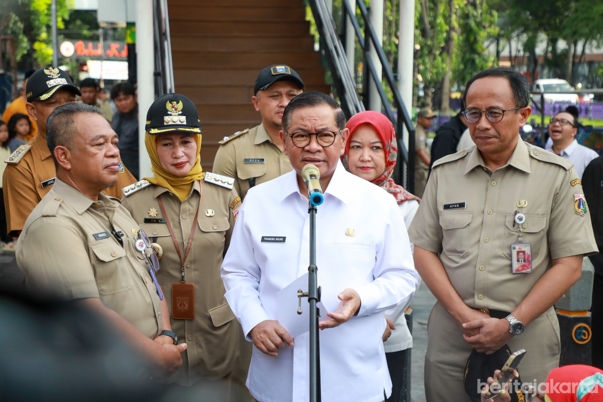 Gubernur DKI Jakarta Pramono Anung mengatakan ada 8 titik lokasi yang disiapkan untuk perayaan malam tahun baru 2026, salah satunya di kawasan Bundaran Hotel Indonesia. (Sumber Foto: beritajakarta.id)