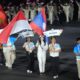 SEA Games 2025 Thailand resmi berakhir, acara closing ceremony yang berlangsung di Stadion Rajamangala, Bangkok, Thailand pada Sabtu (20/12/205) malam berlangsung meriah dengan perpaduan musik, cahaya, dan ritual tradisi yang menegaskan berakhirnya pesta olahraga terbesar di Asia Tenggara tersebut. (Sumber Foto: Herry/kemenpora.go.id)
