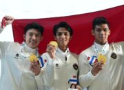 Kontingen Indonesia yang berhasil meraih medali emas di SEA Games 2025 Thailand. (Sumber Foto: Herry/kemenpora.go.id)
