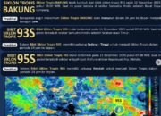 Peringatan dini, BMKG mendeteksi adanya siklon tropis Bakung yang telah tumbuh dari dari bibit siklon 91S pada 12 Desember 2025. (Tangkapan layar Instagram akun @infobmkg)