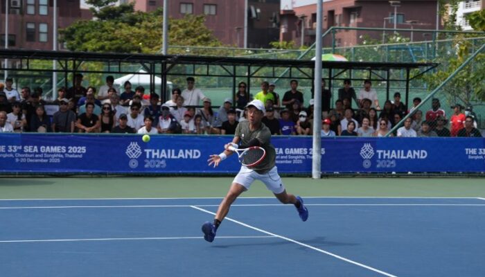 Empati ke Korban Banjir Sumatera, Petenis Justin Barki Sumbangkan Raihan Medali Emas SEA Games 2025 Thailand