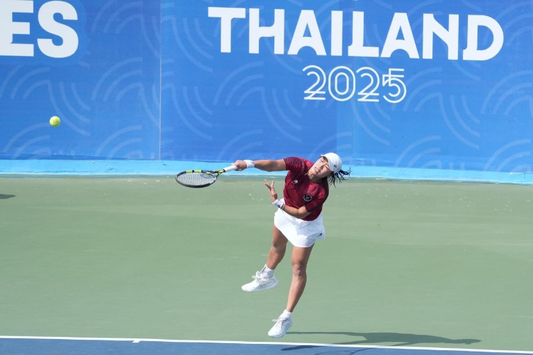 Petenis putri Indonesia Janice Tjen di SEA Games 2025 Thailand. (Foto: Dok. Kemenpora)
