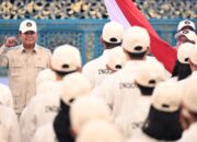 Presiden Prabowo Subianto melepas Kontingen Indonesia menuju SEA Games XXXIII Thailand Tahun 2025 di Istana Negara, Jakarta. (Foto: Dok. BPMI Setpres/Cahyo)