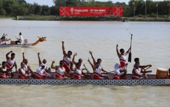 Tim Perahu Naga Indonesia di SEA Games 2025 Thailand. (Sumber Foto: NOC Indonesia/Didik)