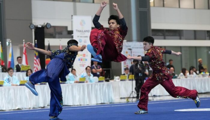 Dulang 5 Medali Emas, Tim Wushu Indonesia Pertahankan Juara Umum di SEA Games 2025 Thailand