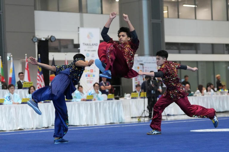 Timnas Wushu Indonesia sukses mengukir hasil membanggakan pada SEA Games 2025 Thaland. (Sumber Foto: Herry/kemenpora.go.id)