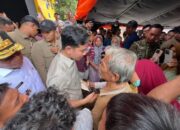 Wapres Gibran Rakabuming Raka di Lokasi Pengungsian di Tapanuli Selatan, Sumut. (Foto: Dok. BPMI Setwapres)