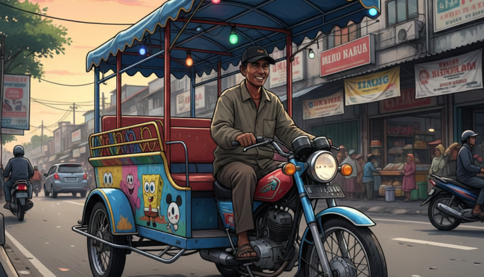 Odong-Odong: Hiburan Murah Andalan Warga Jatinegara Jaktim