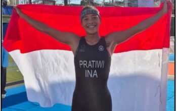 Atlet triathlon Indonesia Martina Ayu Pratiwi. (Sumber Foto: Instagram/Martina)