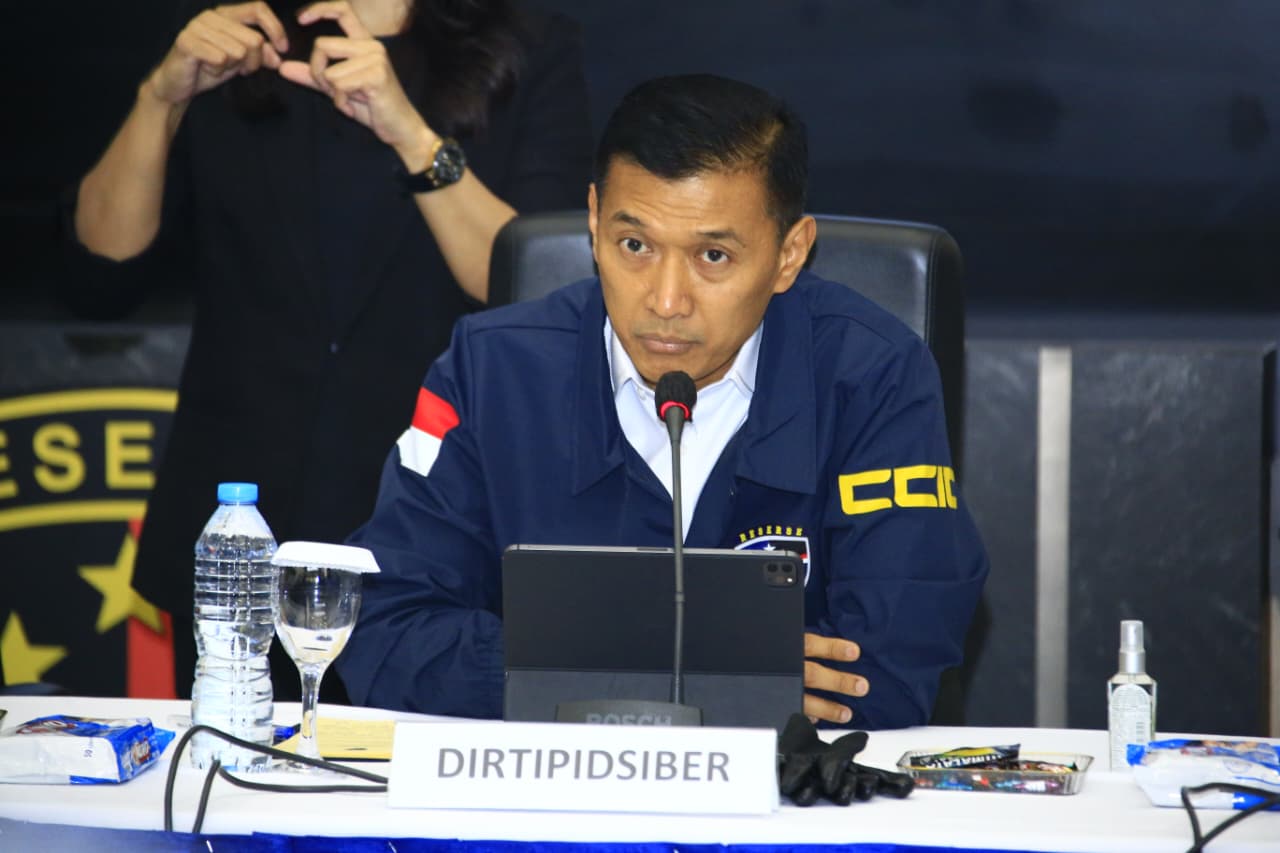 Direktur Tindak Pidana Siber Bareskrim Polri Brigjen Pol Himawan Bayu Aji. (Foto: Dok. Humas Polri)