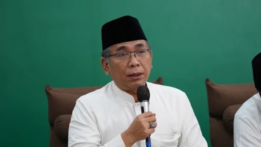 Ketua Umum PBNU K.H. Yahya Cholil Staquf alias Gus Yahya. (Sumber Foto: NU Online/Aceng Darta)