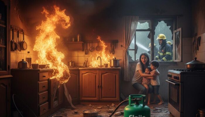 Kebocoran Gas 12 Kg Picu Ledakan di Jakarta Barat, Korban Luka Bakar Sekujur Tubuh