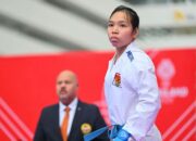 Debut karateka Leica Al Humaira Lubis di SEA Games 2025 Thailand. (Sumber Foto: Instagram/leicalubis)