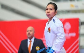 Debut karateka Leica Al Humaira Lubis di SEA Games 2025 Thailand. (Sumber Foto: Instagram/leicalubis)