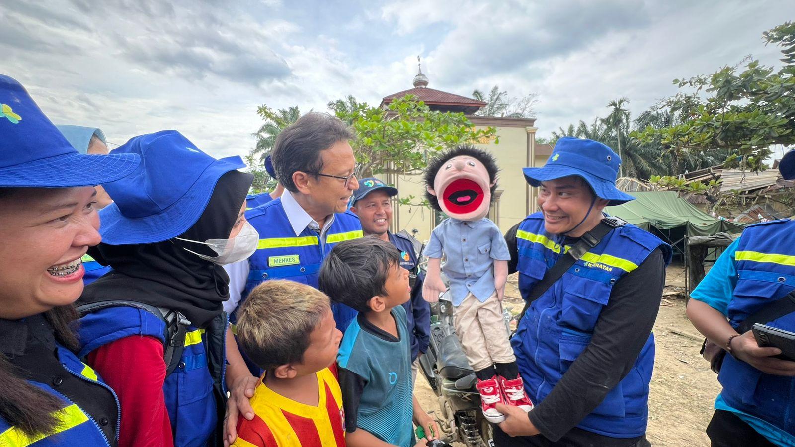 Menkes Budi Gunadi Sadikin mengatakan, banyak korban bencana, terutama anak-anak, mengalami trauma akibat kehilangan anggota keluarga maupun tempat tinggal. (Sumber Foto: kemkes.go.id)