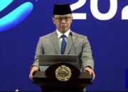 Menlu Sugiono dalam Pernyataan Pers Tahunan Menteri Luar Negeri (PPTM) 2026. (Tangkapan layar saluran resmi Kemlu di YouTube)