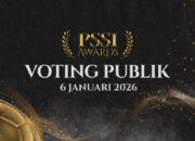 Periode voting publik untuk PSSI Awards 2026 mulai 6 Januari hingga 26 Februari 2026. (Sumber Foto: pssi.org)