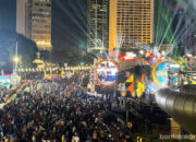 Begini Suasana Kemeriahan Malam Tahun Baru 2026 di Bundaran HI Jakarta