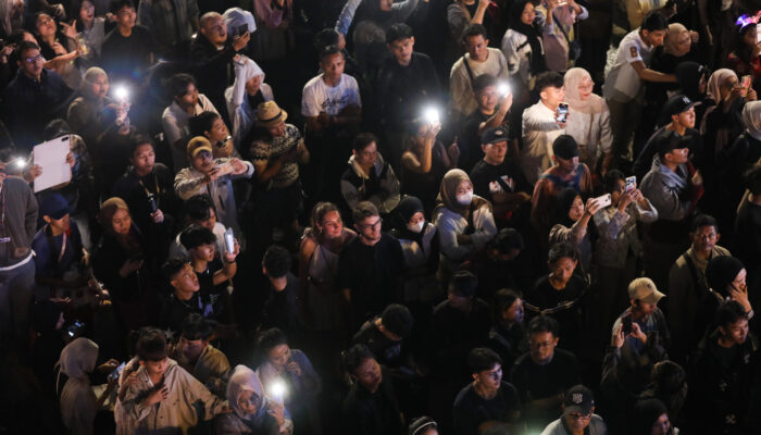 Kemeriahan Perayaan Malam Tahun Baru 2026 di Kawasan Bundaran Hotel Indonesia, Jalan M.H. Thamrin, Jakarta Pusat. (Sumber Foto: beritajakarta.id)