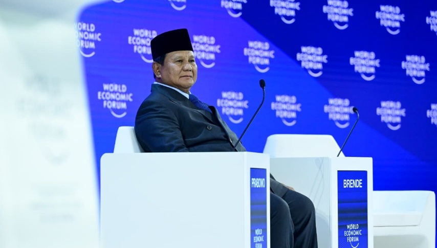 Presiden Prabowo Subianto menghadiri World Economic Forum (WEF) Annual Meeting 2026 yang digelar pada Kamis, 22 Januari 2026, di Davos, Swiss. (Foto: Dok. BPMI Setpres/Muchlis Jr)