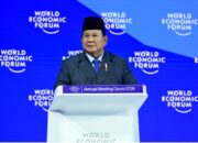 Presiden Republik Indonesia Prabowo Subianto menyampaikan pidato kunci pada World Economic Forum (WEF) Annual Meeting 2026 yang digelar pada Kamis, 22 Januari 2026, di Davos, Swiss. (Foto: Dok. BPMI Setpres/Muchlis Jr)