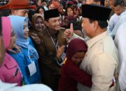 Presiden Prabowo meresmikan 166 Sekolah Rakyat di seluruh Indonesia yang diselenggarakan di Balai Besar Pendidikan Pelatihan Kesejahteraan Sosial (BBPPKS), Kota Banjarbaru, Kalsel, pada Senin (12/1/2026). (Foto: Dok. BPMI Setpres)