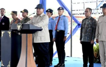 Presiden Prabowo Subianto menyampaikan sambutannya pada peresmian SMA Taruna Nusantara Kampus Malang di Provinsi Jawa Timur, pada Selasa, 13 Januari 2026. (Foto: Dok. BPMI Setpres/Cahyo)