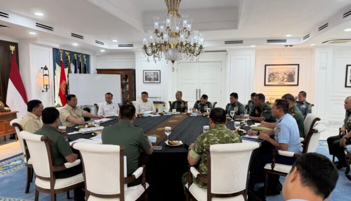 Presiden Prabowo Kumpulkan Pimpinan TNI di Istana, Ini yang Dibahas