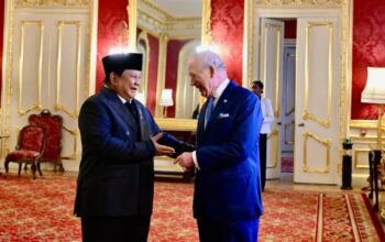 Presiden Prabowo Subianto dan Raja Charles III jelang Pertemuan Filantropi Konservasi Gajah Peusangan di Lancaster House, London, pada Rabu, 21 Januari 2026. (Foto: Dok. BPMI Setpres/Rusman)