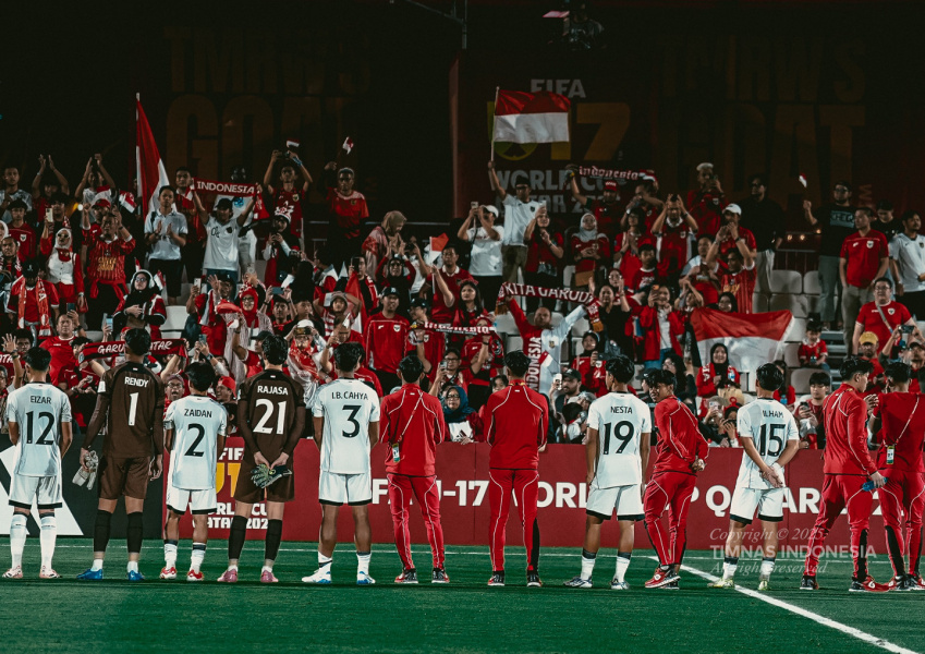 Ilustrasi Suporter Timnas Indonesia U-17. (Foto: Dok. PSSI)