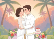 Ilustrasi pasangan menikah