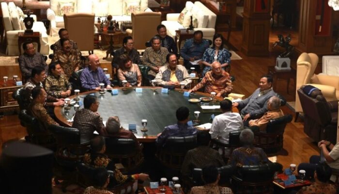 Bertemu Apindo di Hambalang, Presiden Prabowo Ajak Pengusaha Ciptakan Lapangan Kerja