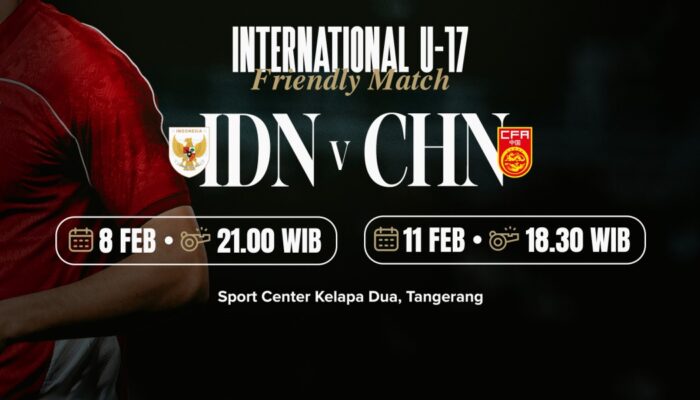 Buruan Beli! Harga Tiket Terjangkau Uji Coba Internasional Timnas Indonesia U-17 Kontra China