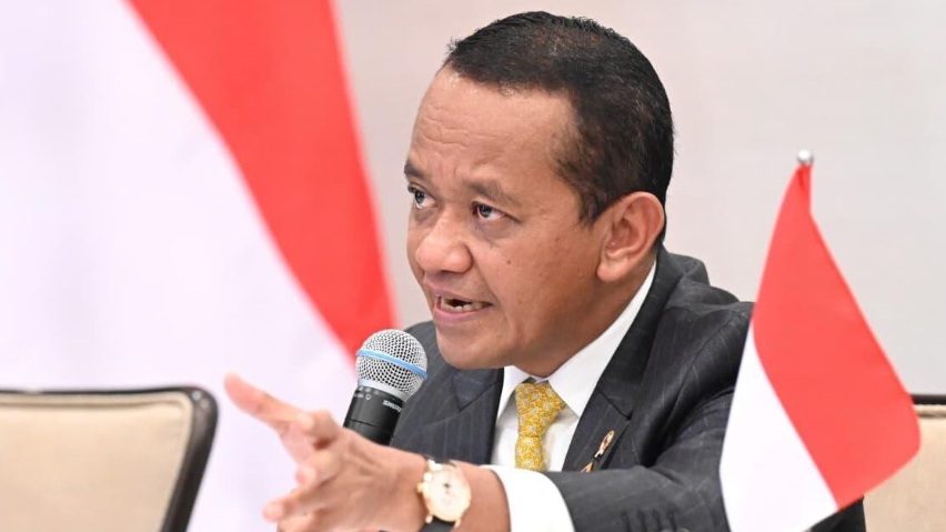 Menteri ESDM Bahlil Lahadalia menyampaikan keterangannya kepada wartawan di Washington DC, AS, pada Jumat, 20 Februari 2026. (Foto: Dok. BPMI Setpres/Kris)