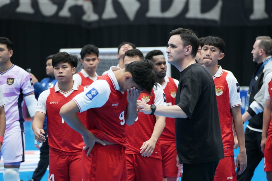 Pelatih Timnas Futsal Indonesia, Hector Souto, menyampaikan rasa bangga yang besar usai membawa skuad Garuda menjadi runner-up Piala Asia Futsal 2026. (Sumber Foto: Herry/kemenpora.go.id)