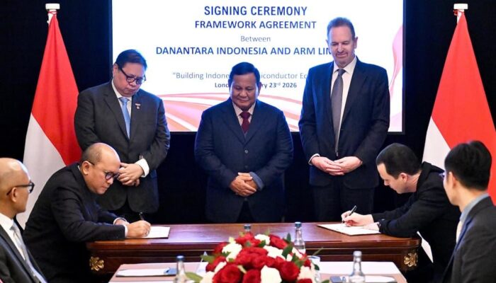 Presiden Prabowo Saksikan Danantara Gandeng Arm Bangun Industri Chip