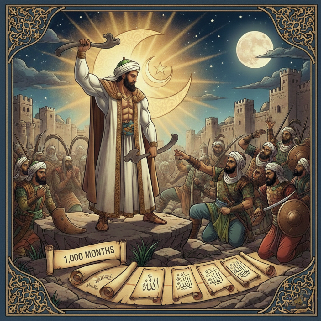 Ilustrasi Nabi Syam'un, AI.